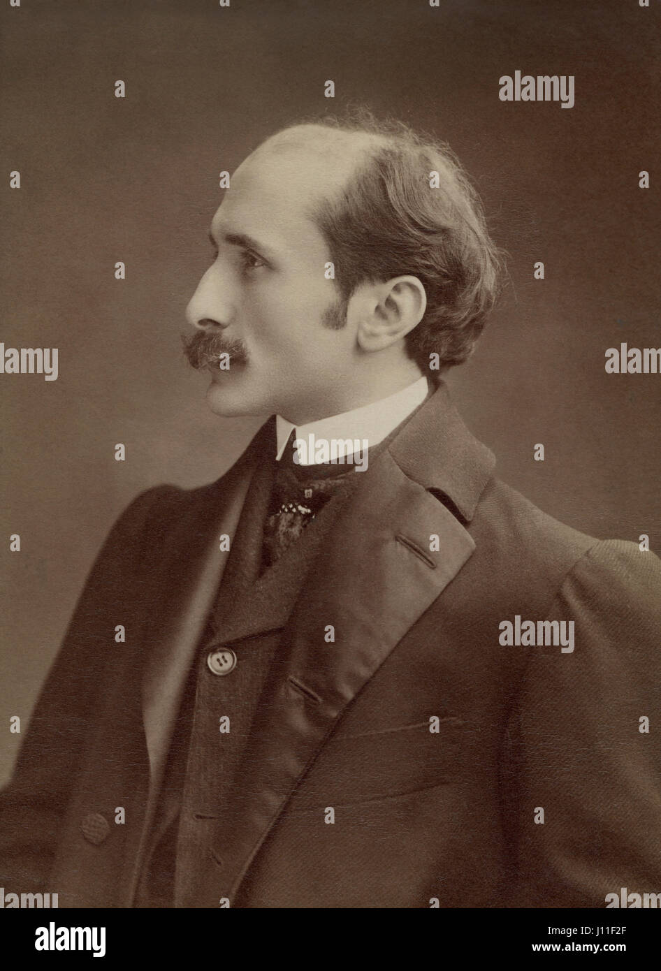 Edmond Rostand (1868-1918), poeta francese e drammaturgo, Ritratto, 1910 Foto Stock