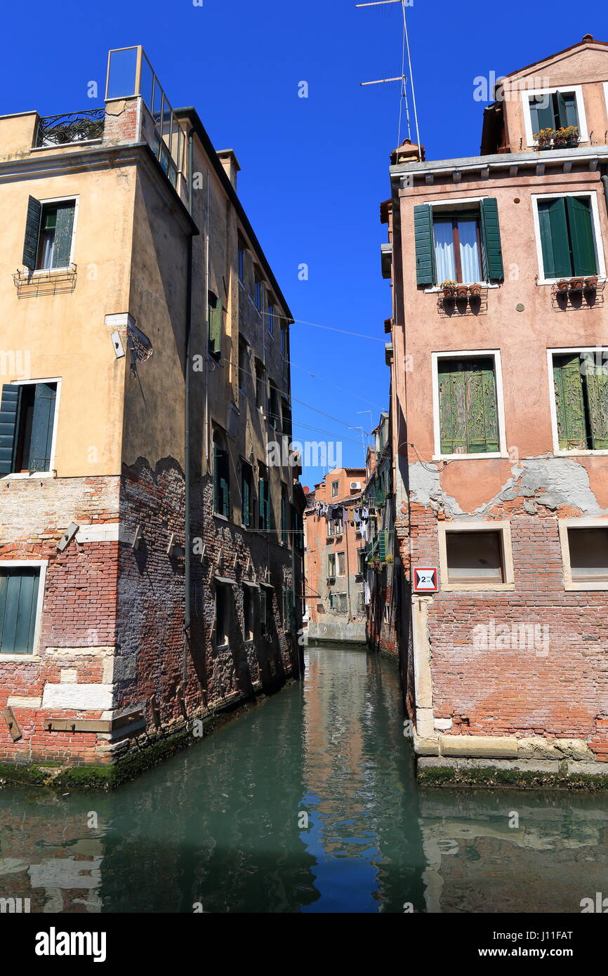 Canale a Venezia Foto Stock
