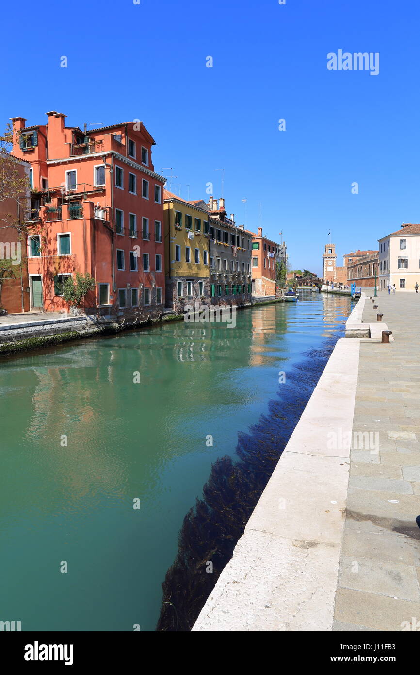 Canale a Venezia Foto Stock