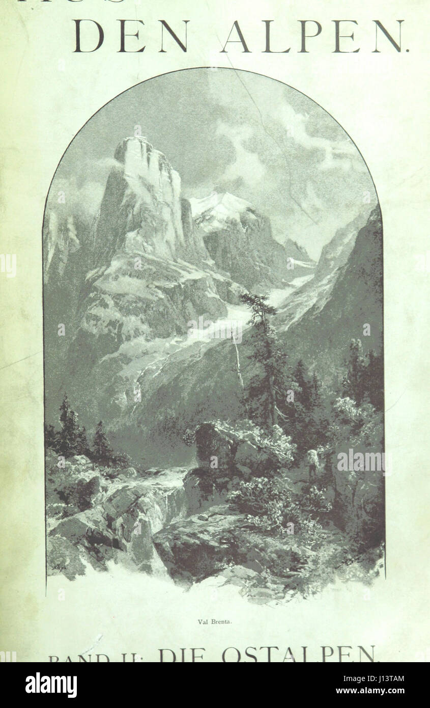 Aus den Alpen ... Illustriert, etc Foto Stock