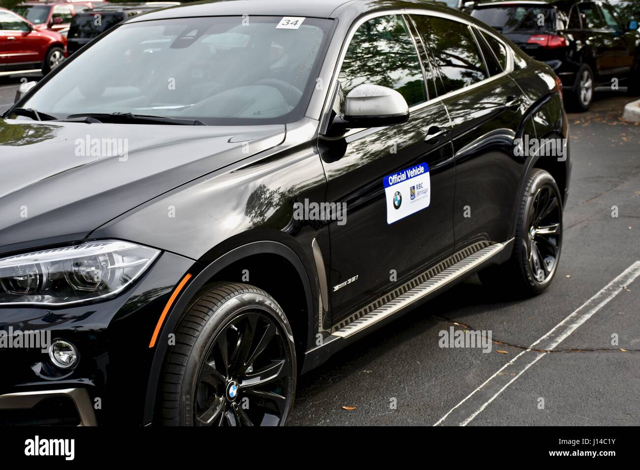 Hilton Head Island South Carolina RBC ufficiale del patrimonio di veicoli BMW Foto Stock