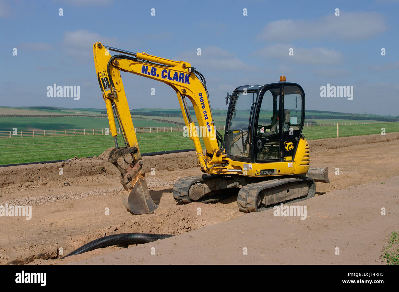 JCB escavatore 8052 Foto Stock