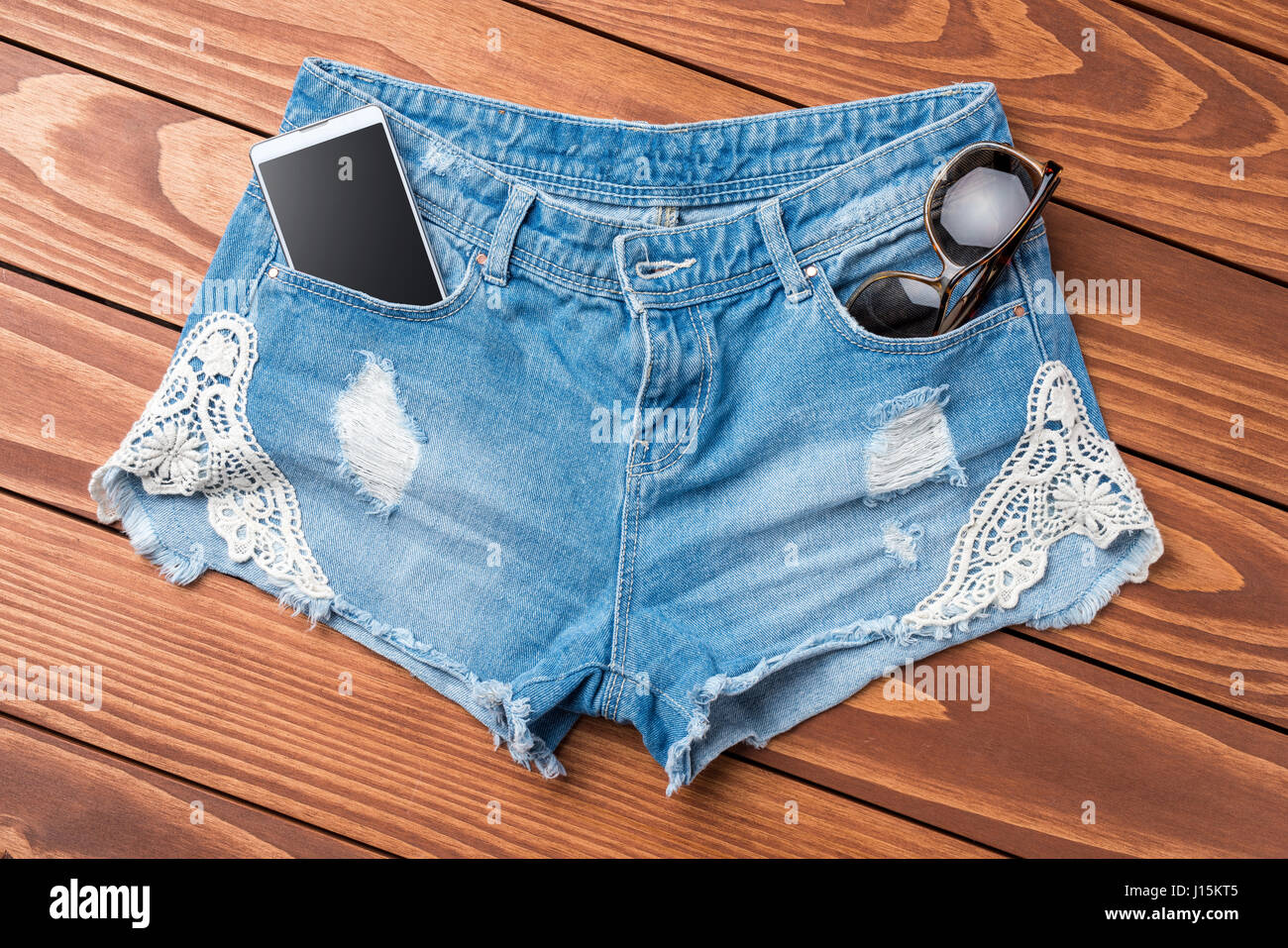 Jeans Shorts Immagini e Fotos Stock - Alamy