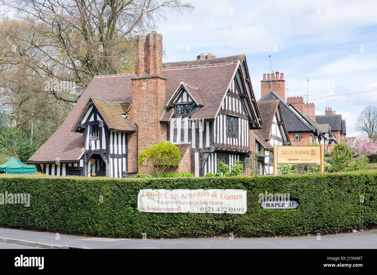 Selly Manor Museum in Bournville, Birmingham Foto Stock