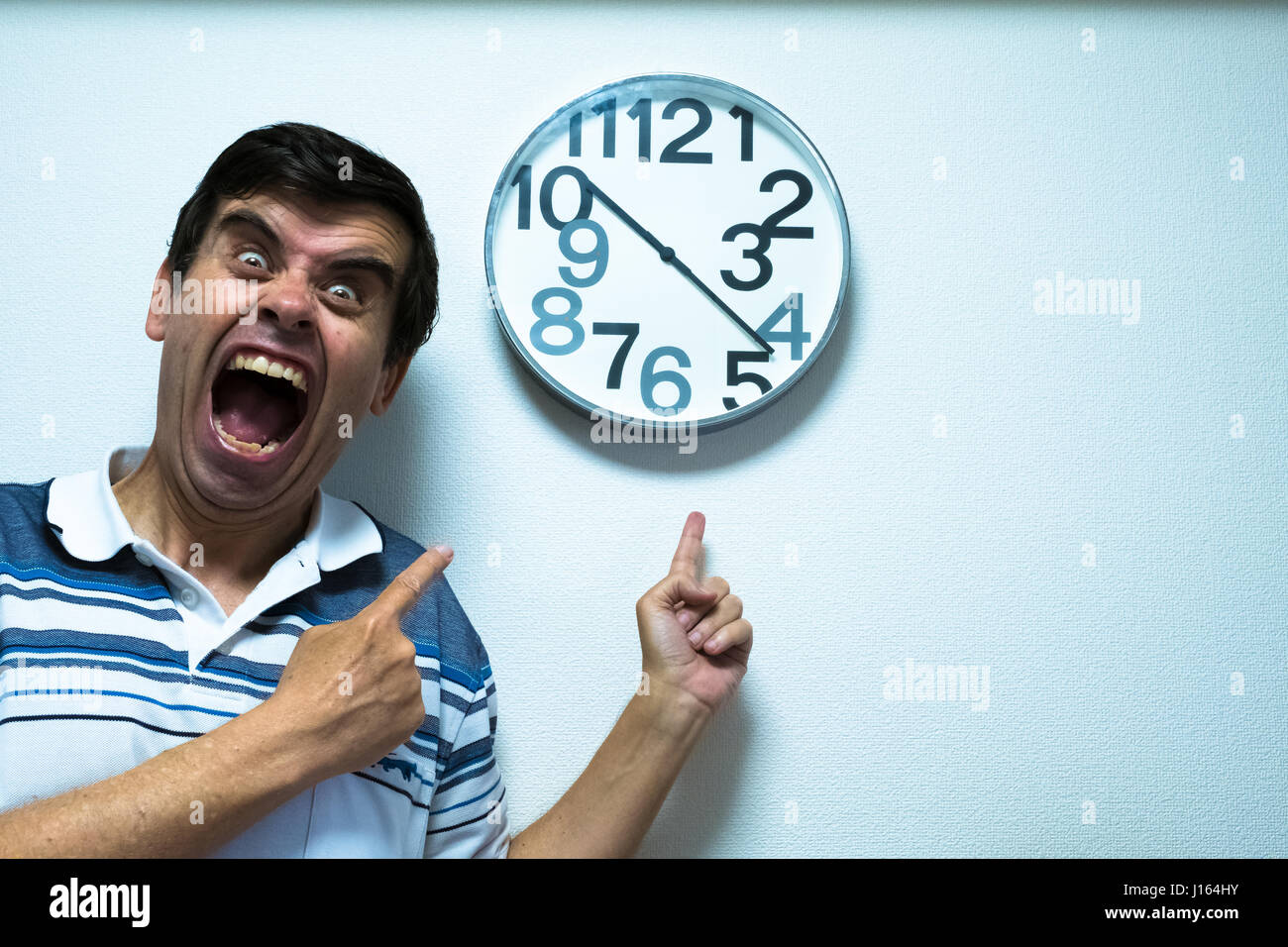 Sto andando essere in ritardo? Foto Stock
