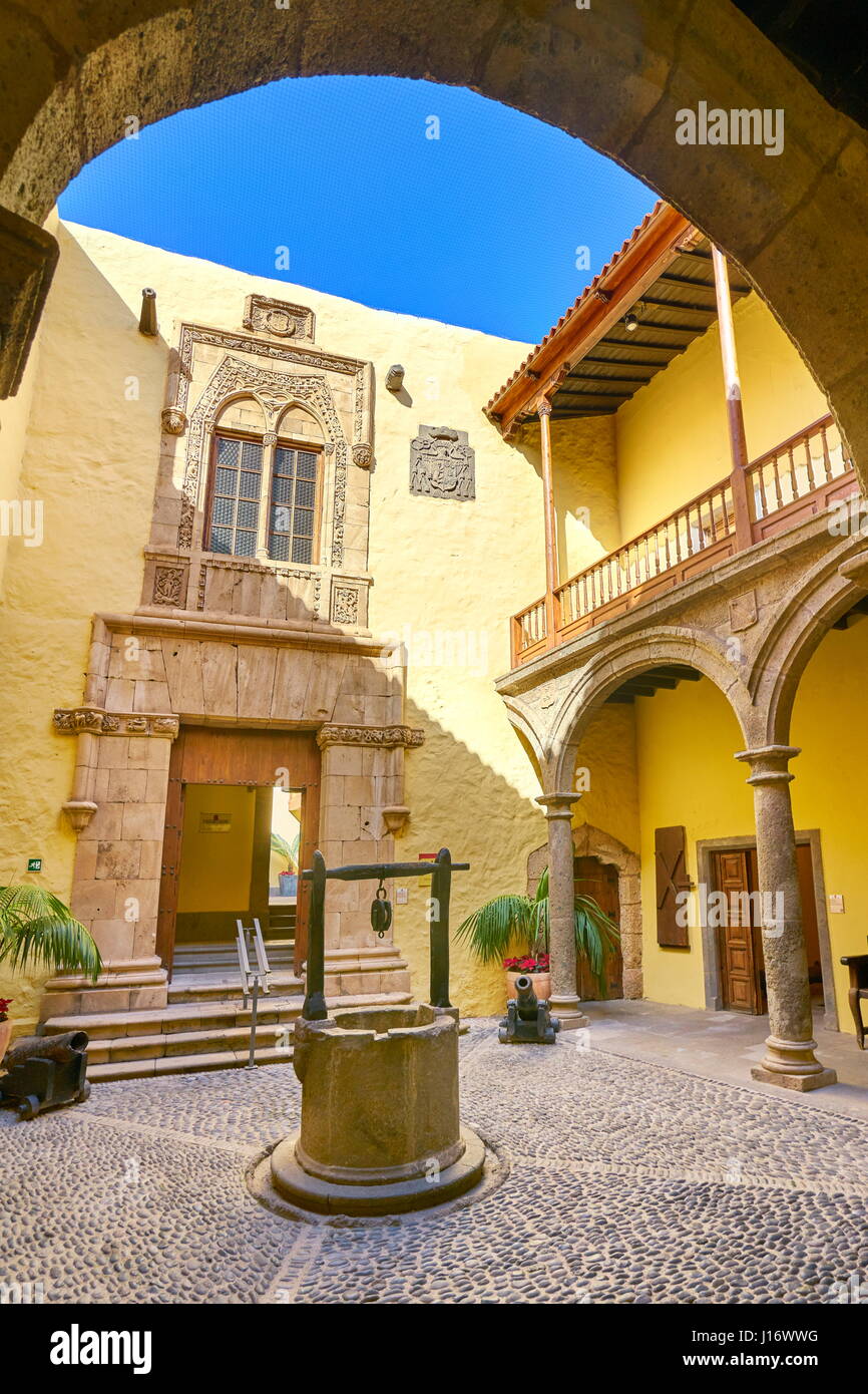 Columbus casa (Casa Museo de Cristobal Colon) Vegueta a Las Palmas de Gran Canaria, Spagna Foto Stock