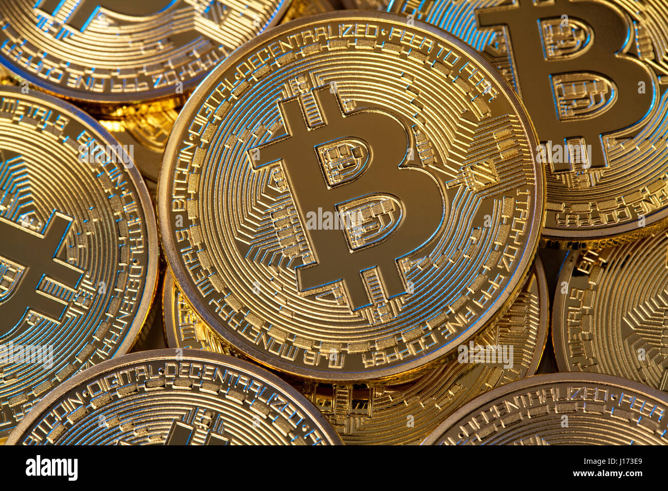 Bitcoin pagamento virtuale il concetto di sistema Foto Stock