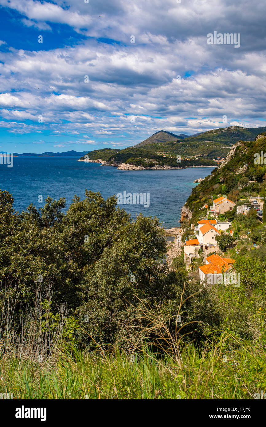Dalmazia Croazia Paesaggio vicino Slano Foto Stock