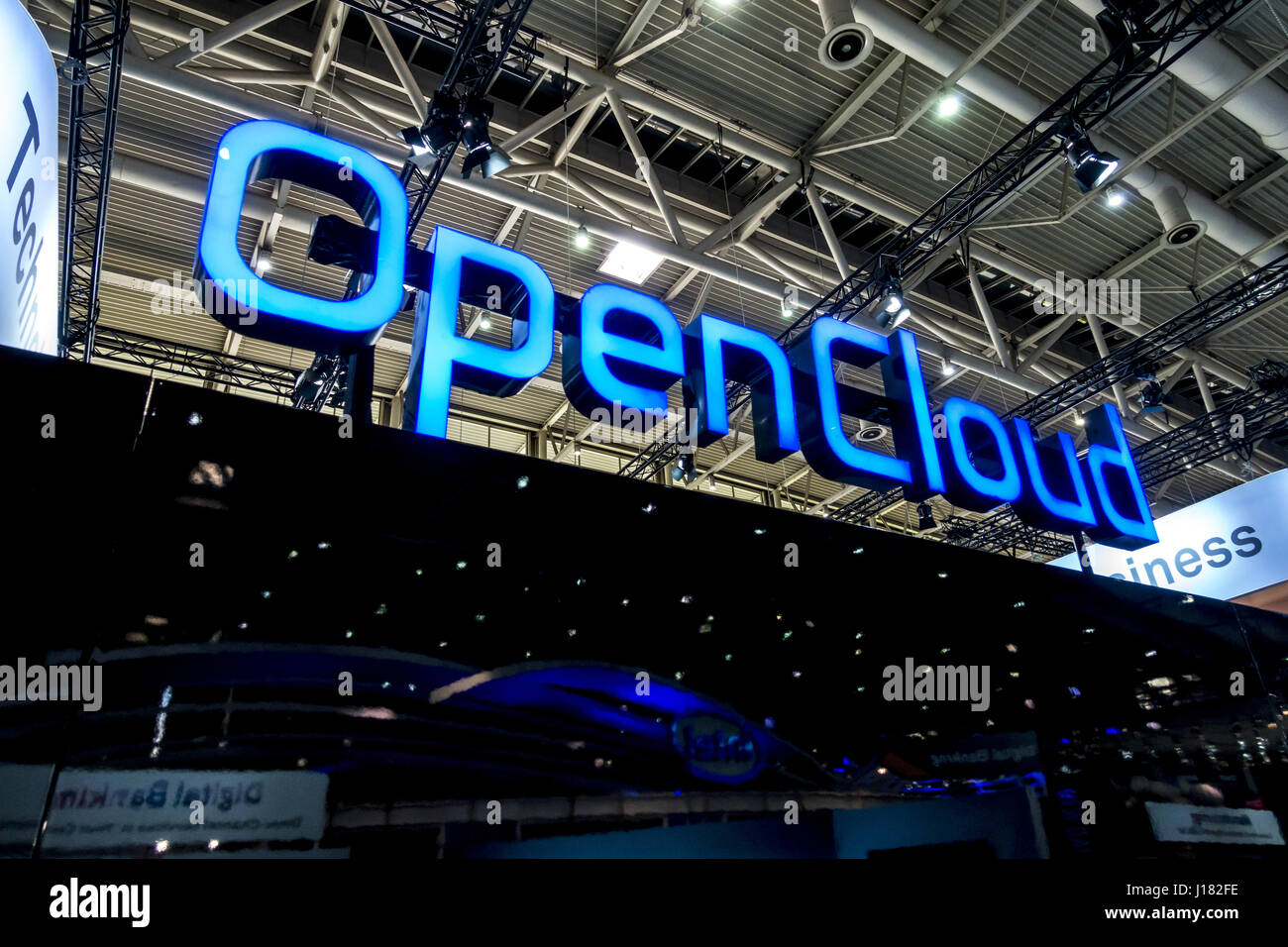 CEBIT 2017, Hannover, OpenCloud Foto Stock