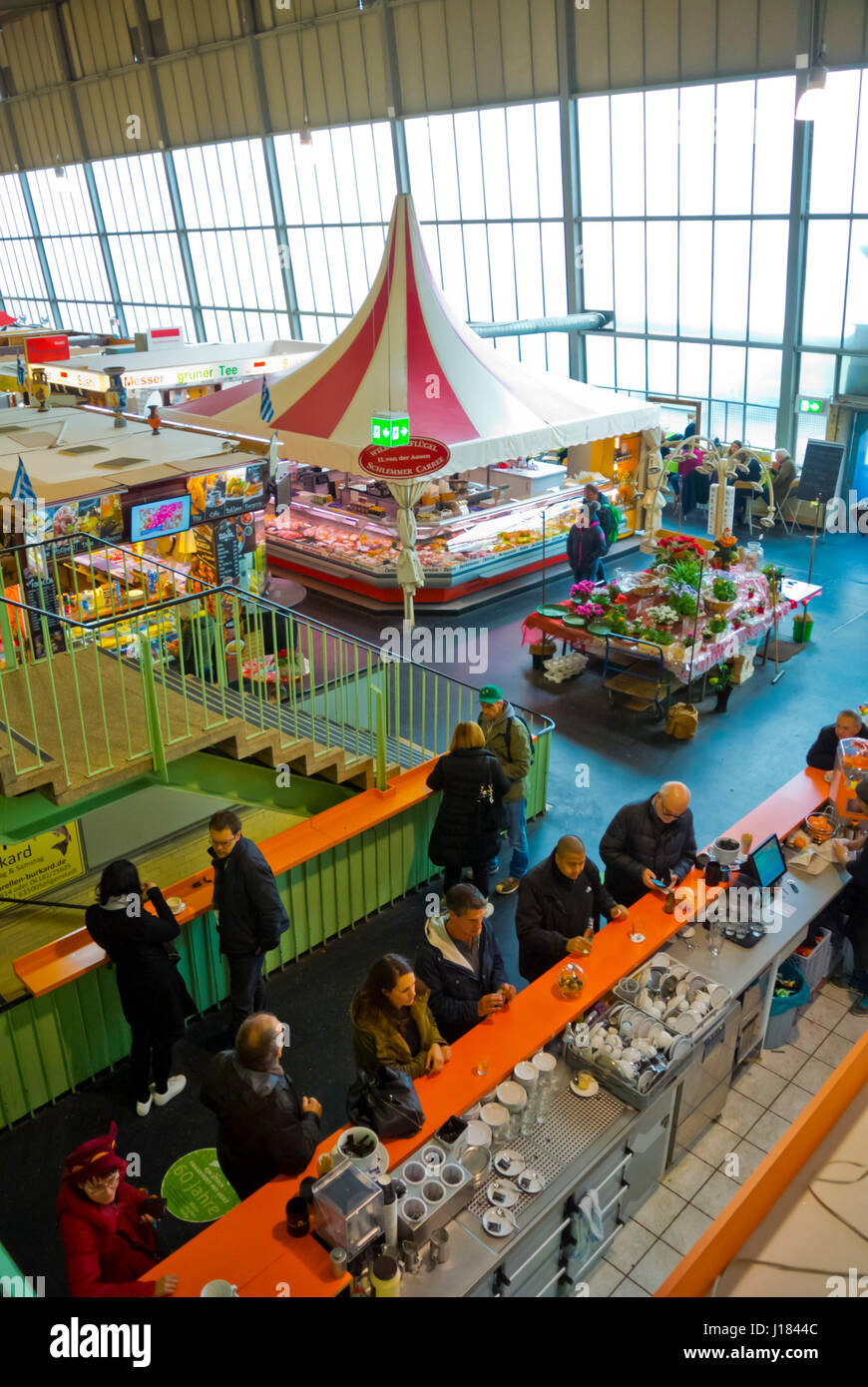 Kleinmarkthalle, Market Hall, Frankfurt am Main, Hesse, Germania Foto Stock