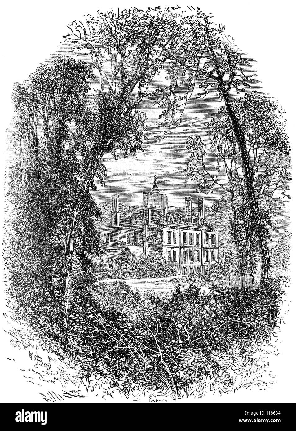 Casa di ABNEY, Stoke Newington, Borough of Hackney, Londra, Regno Unito Foto Stock