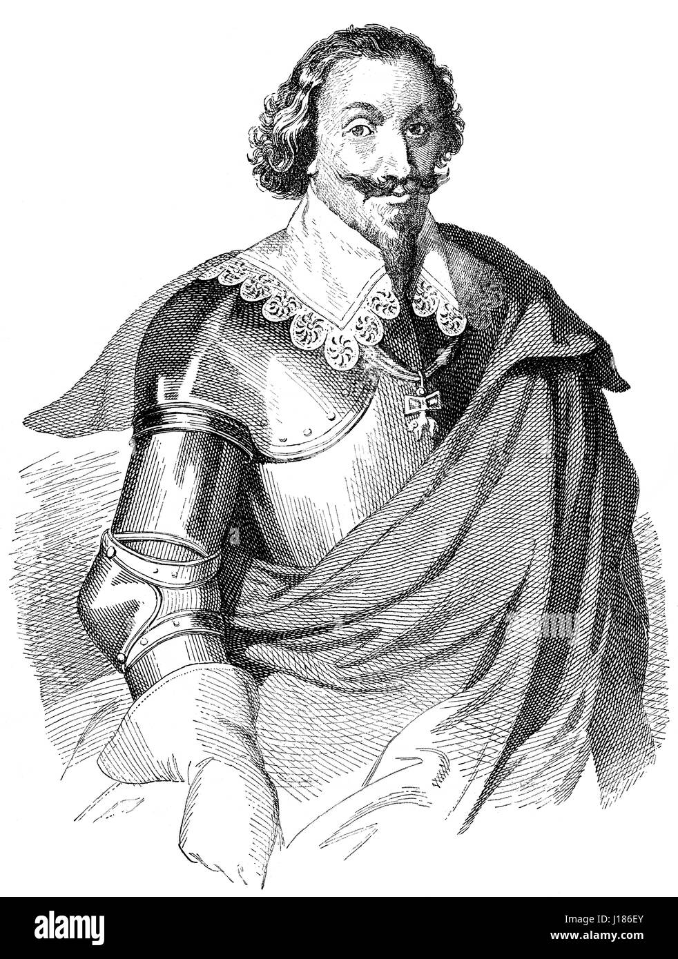 Gottfried Heinrich Graf zu Pappenheim, 1594 - 1632, un generale nella guerra dei trenta anni per la Lega Cattolica Foto Stock