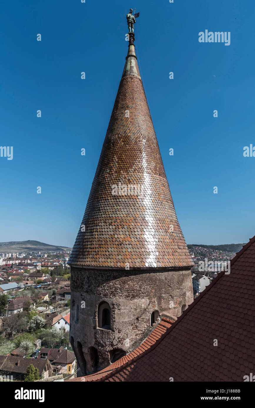 Castelul Corvinilor din Hunedoara / Corvin il castello di Hunedoara - Romania Foto Stock