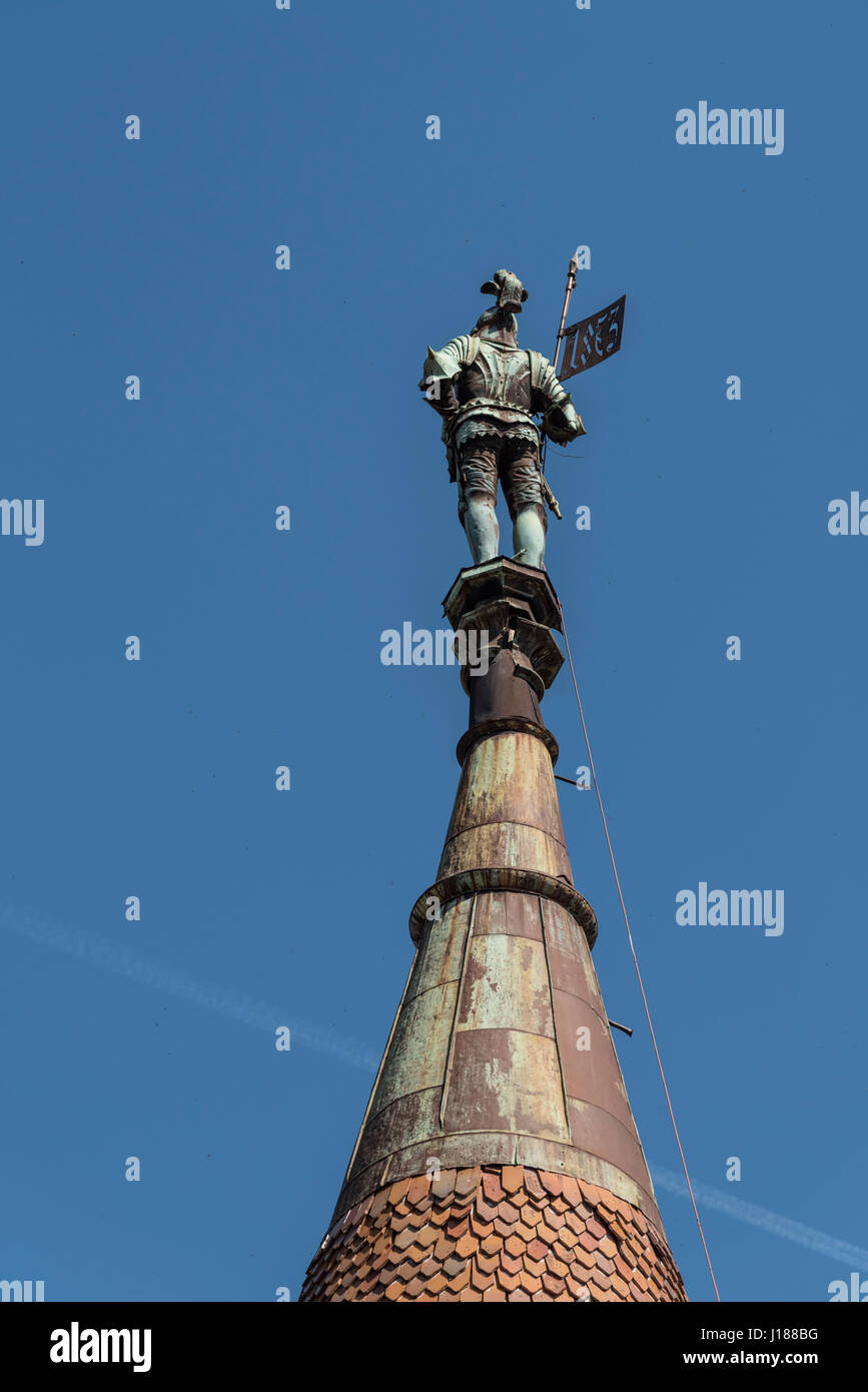 Castelul Corvinilor din Hunedoara / Corvin il castello di Hunedoara - Romania Foto Stock