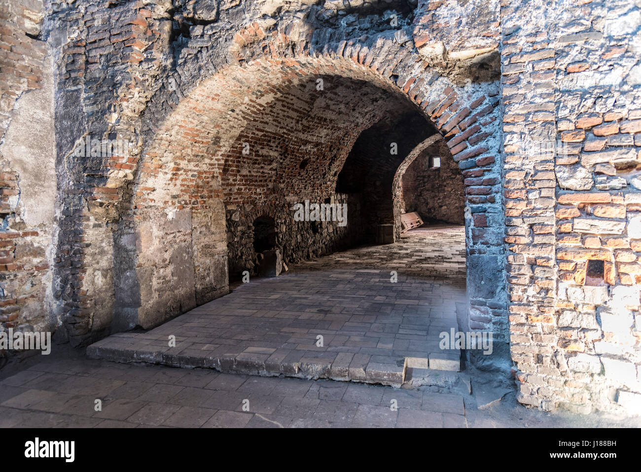 Castelul Corvinilor din Hunedoara / Corvin il castello di Hunedoara - Romania Foto Stock