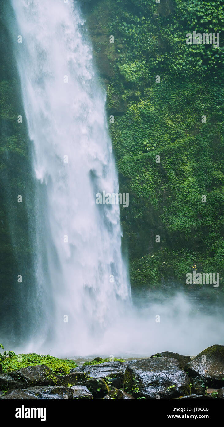 Incredibili cascate Nungnung vicino, Bali, Indonesia Foto Stock