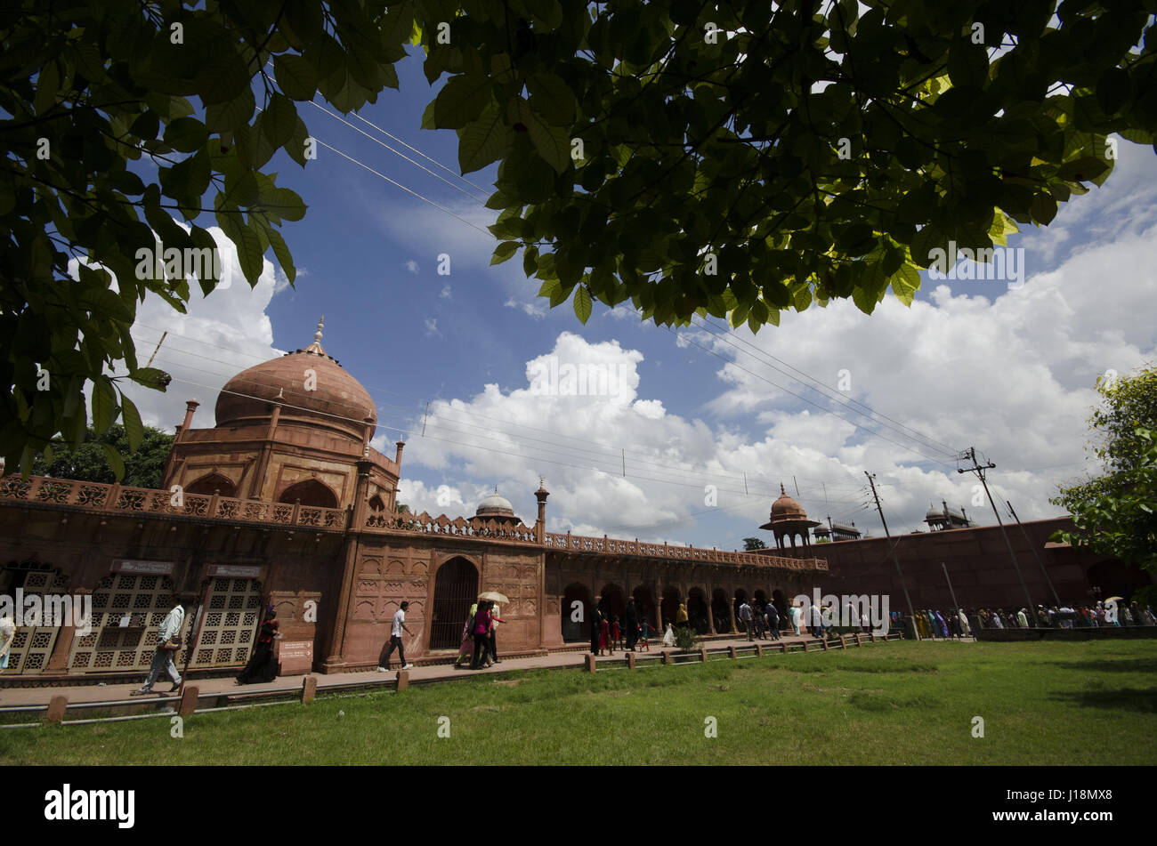 Complesso del Taj Mahal agra Delhi, India, Asia Foto Stock