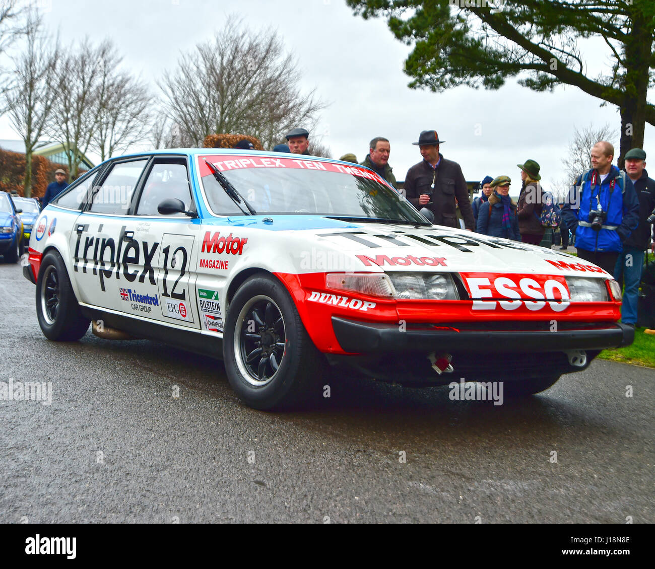 Adam Brindle, Nigel Greensall, Rover 3500 SD1, Gerry Marshall trofeo, Goodwood LXXV Assemblea dei Soci, marzo 2017, Foto Stock