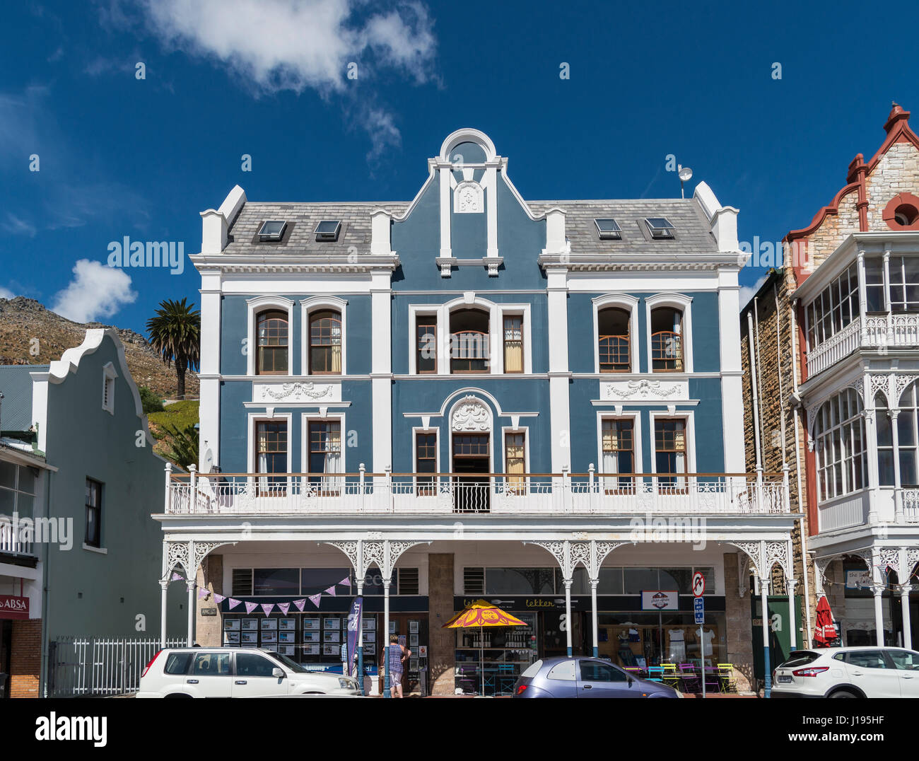 Cape Dutch House, Simonstown, Provincia del Capo Occidentale, Sud Africa Foto Stock