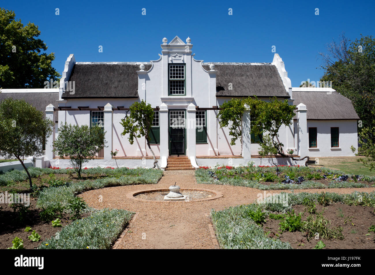 Giocattolo e museo in miniatura esempio fine XIX secolo Cape Dutch Architecture Stellenbosch Western Cape Sud Africa Foto Stock