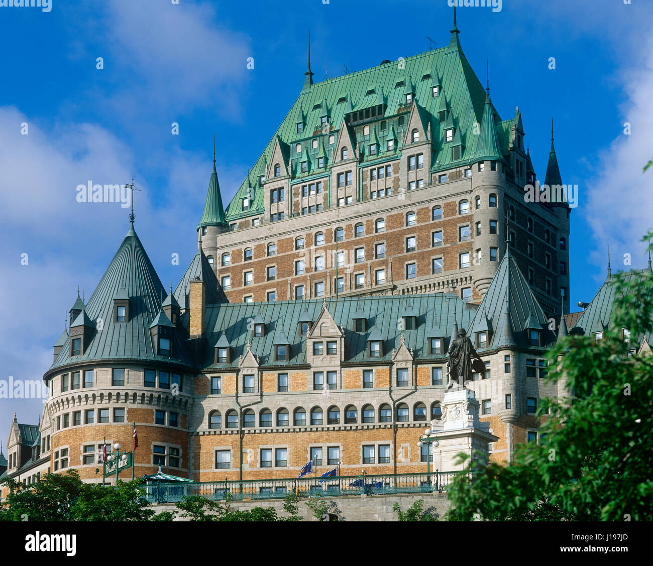 Chateau Frontenac, Quebec City, Quebec, Canada Foto Stock