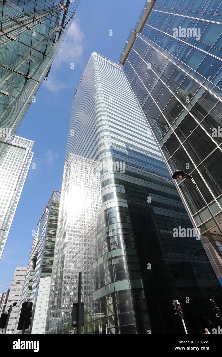 Ufficio blocchi a Canary Wharf East London E14 Gran Bretagna Foto Stock