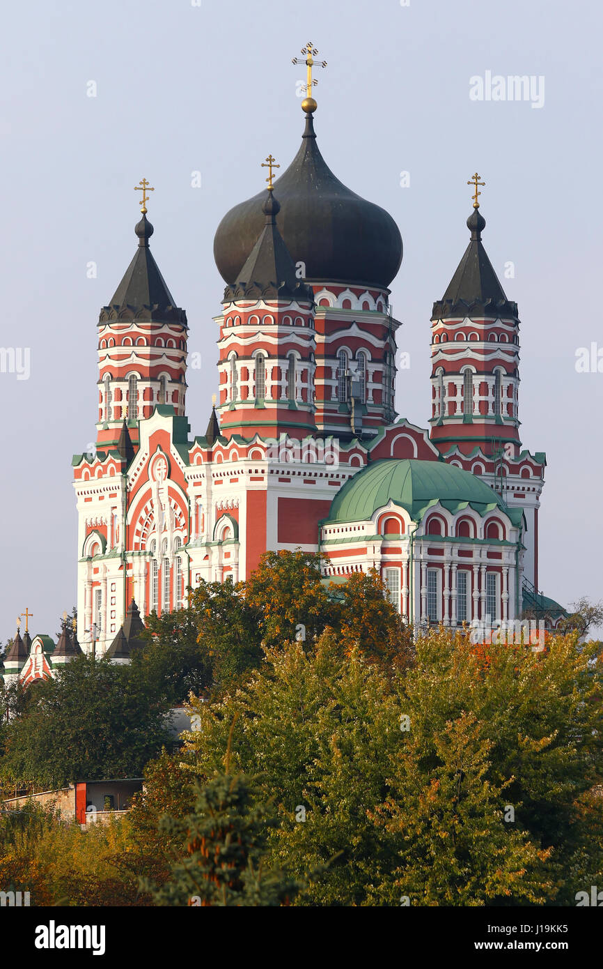 San Panteleimona cattedrale in Feofaniya, Kiev, Ucraina Foto Stock