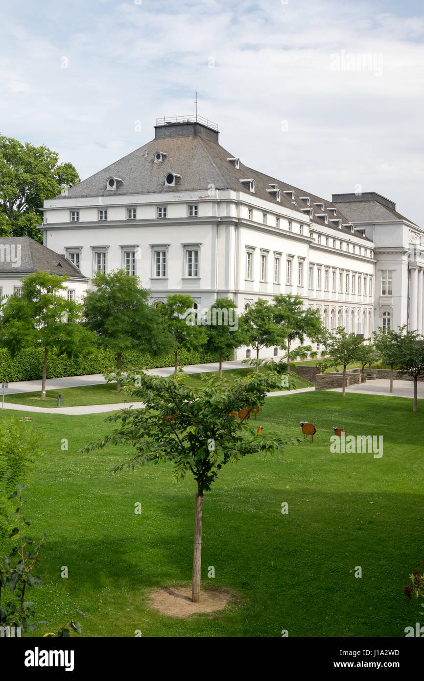Il Palazzo elettorale (tedesco: Kurfürstliches Schloss) di Coblenza, Germania Foto Stock