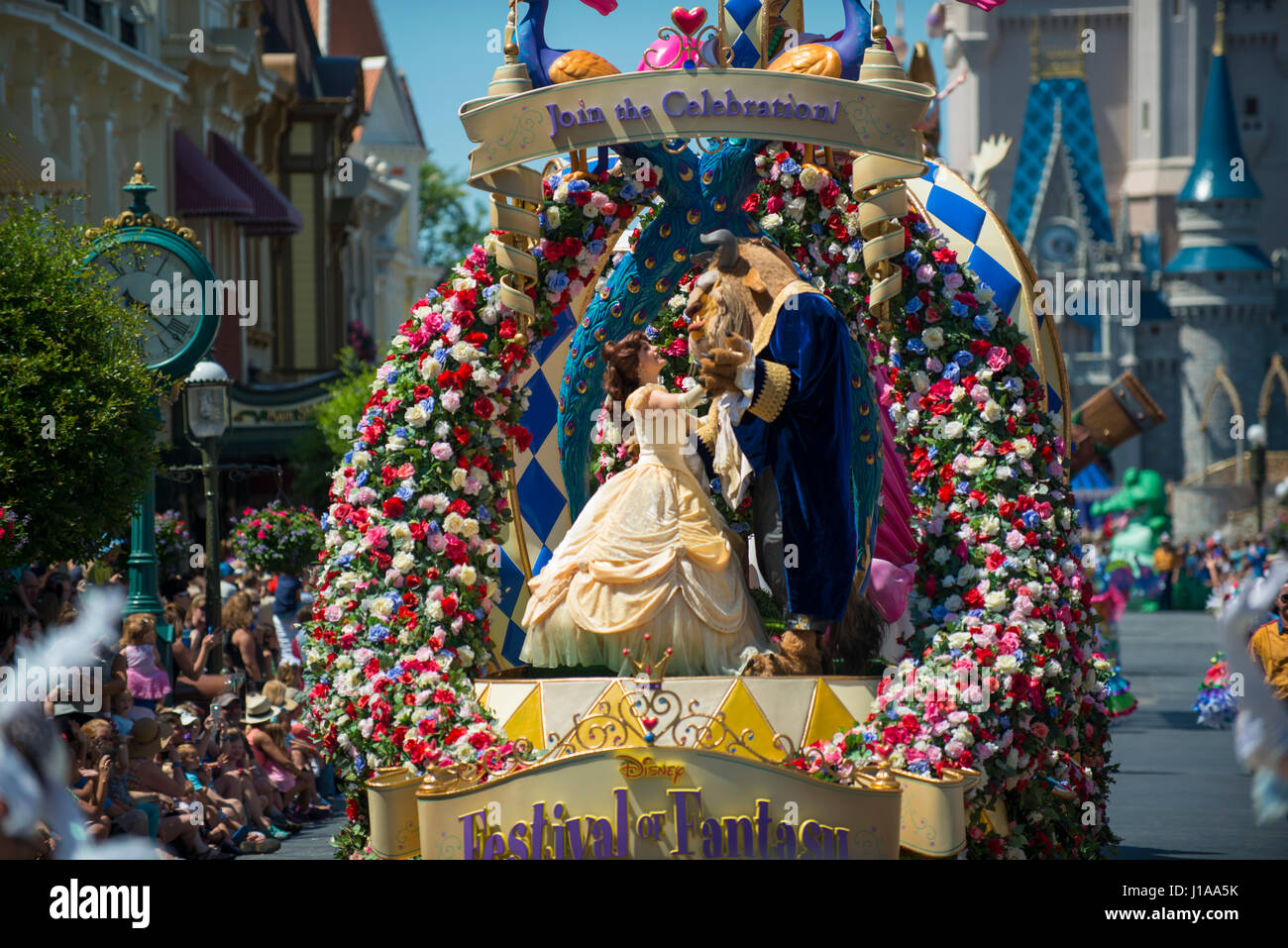Walt Disney World Parade Orlando Florida USA Foto Stock
