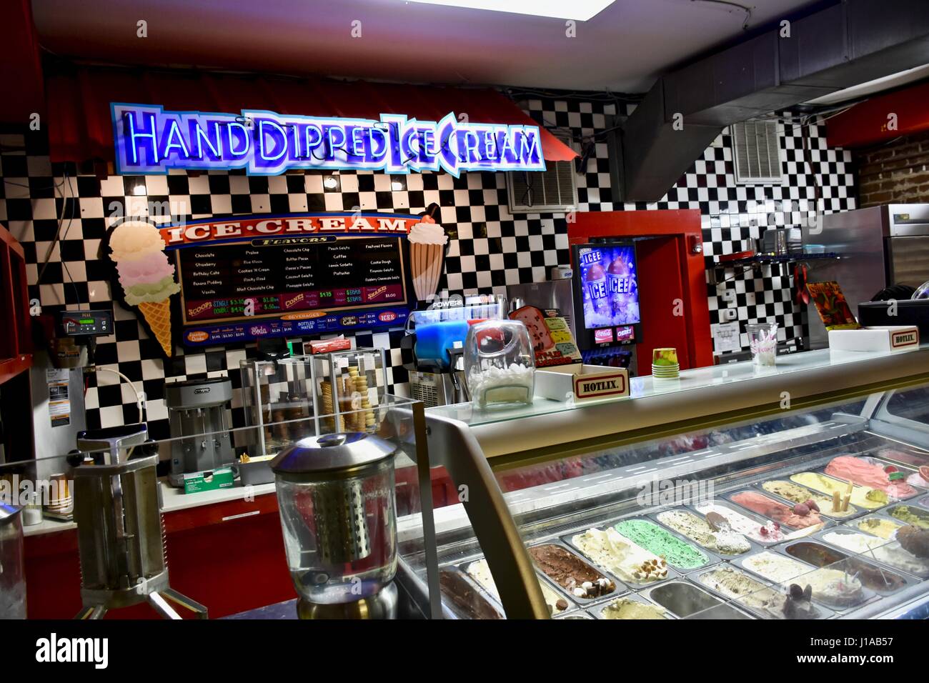 Charleston, Carolina del Sud fatta fresca candy a Savannah Cucina Candy di Charleston Foto Stock