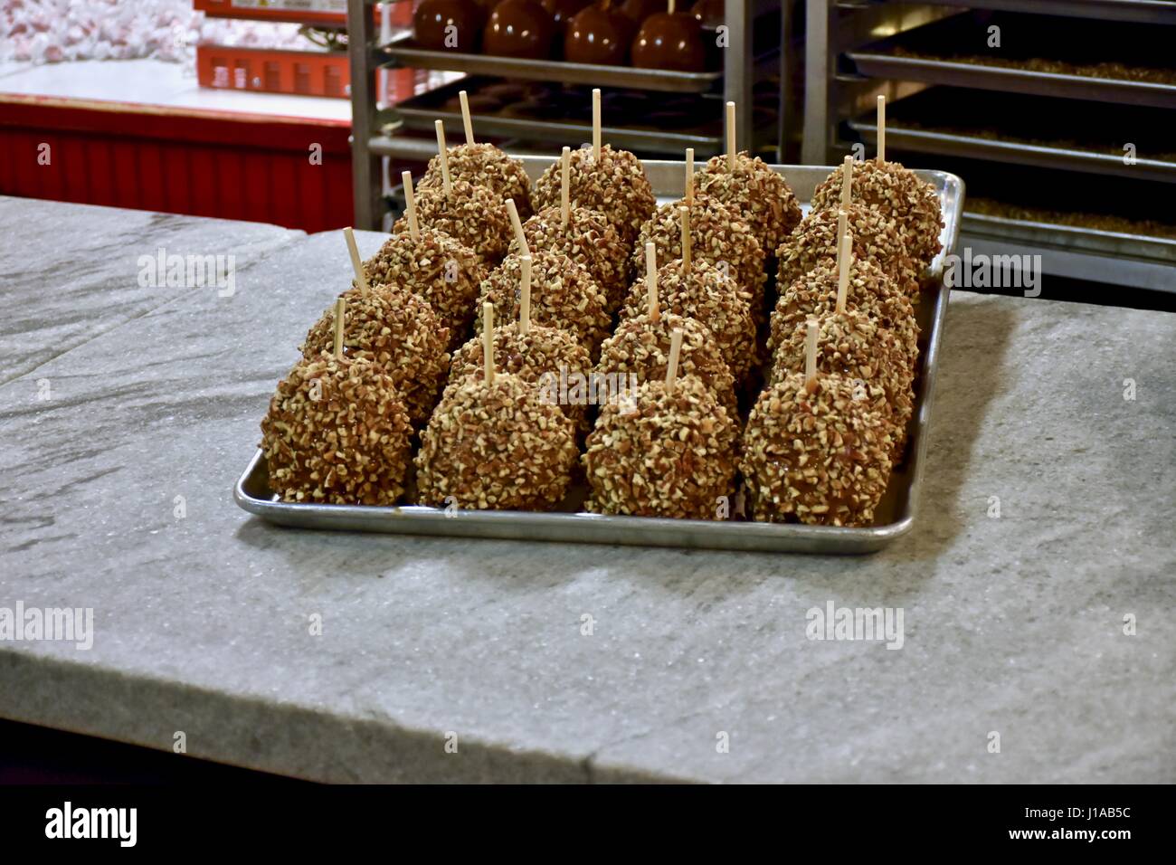 Charleston, Carolina del Sud fatta fresca candy a Savannah Cucina Candy di Charleston Foto Stock