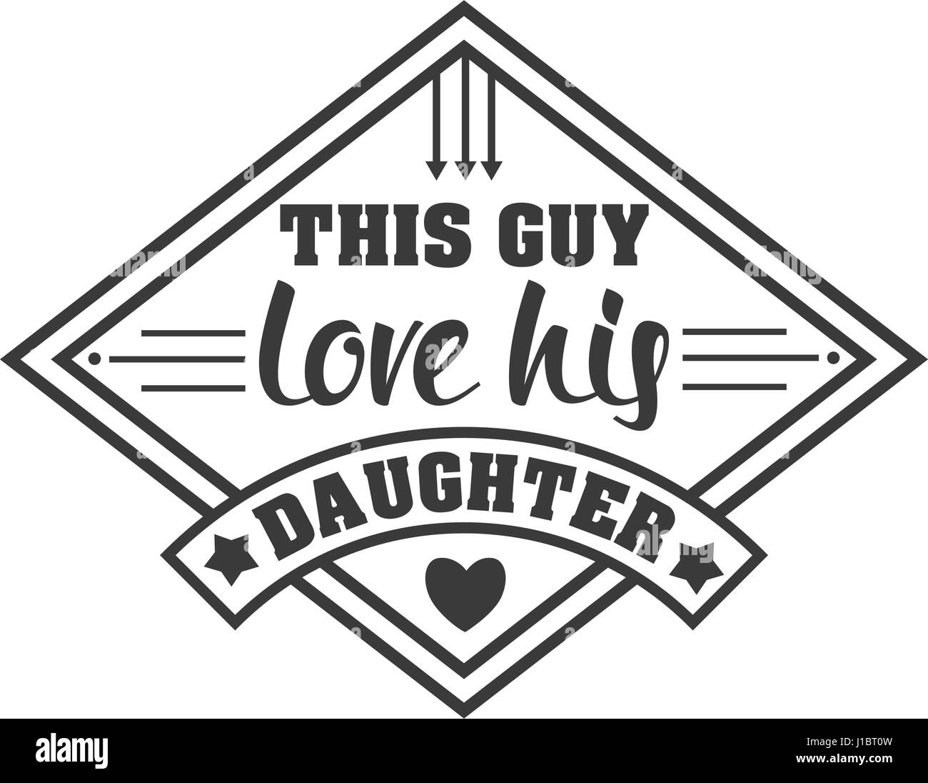 Isolate i padri felice giorno preventivi su uno sfondo bianco. Mondo s più grande papà. Congratulazioni Papa etichetta, vettore di badge. Elementi di Daddy Illustrazione Vettoriale