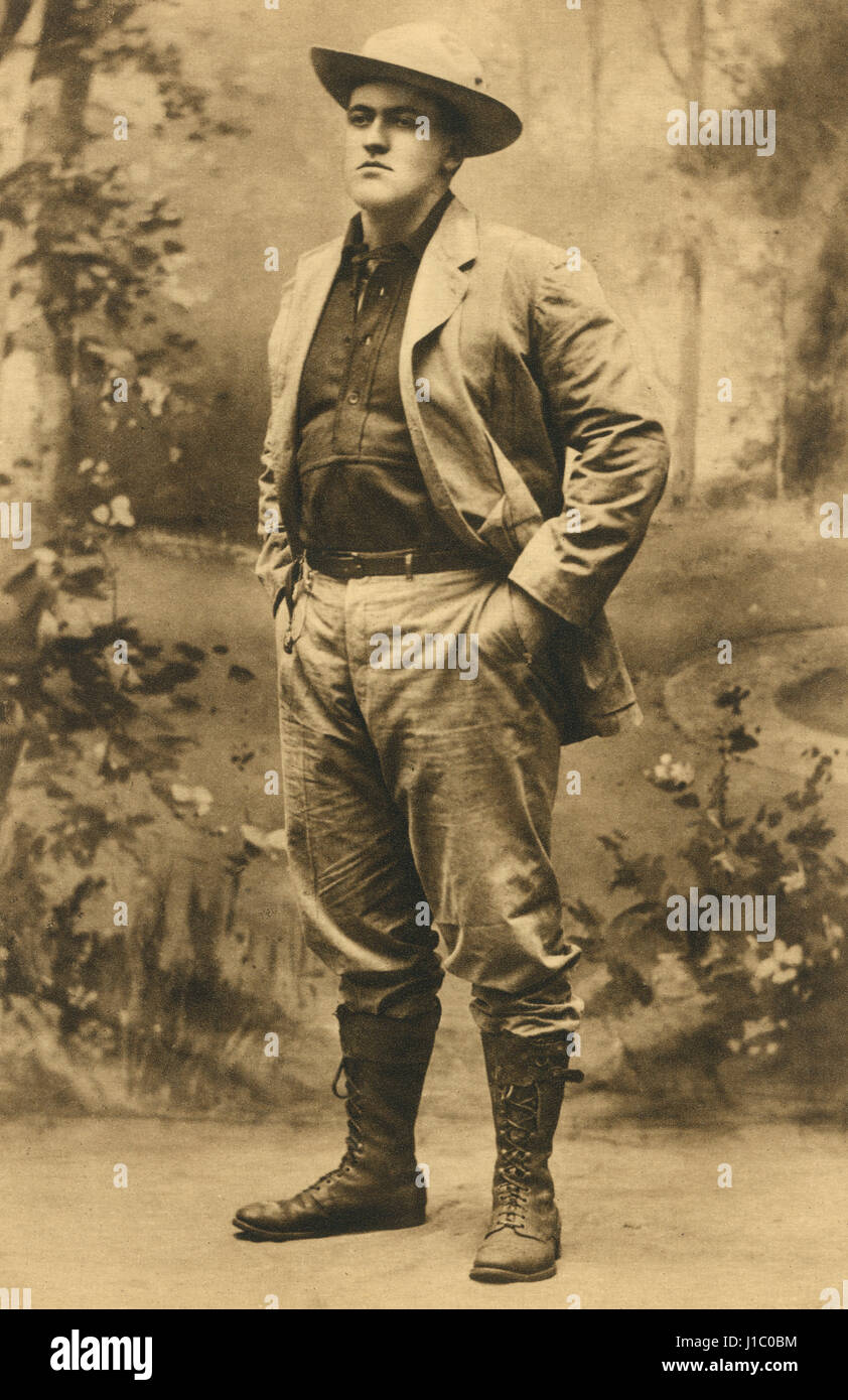 Rex Beach (1877-1949), romanziere americano e drammaturgo, Ritratto, 1910's Foto Stock