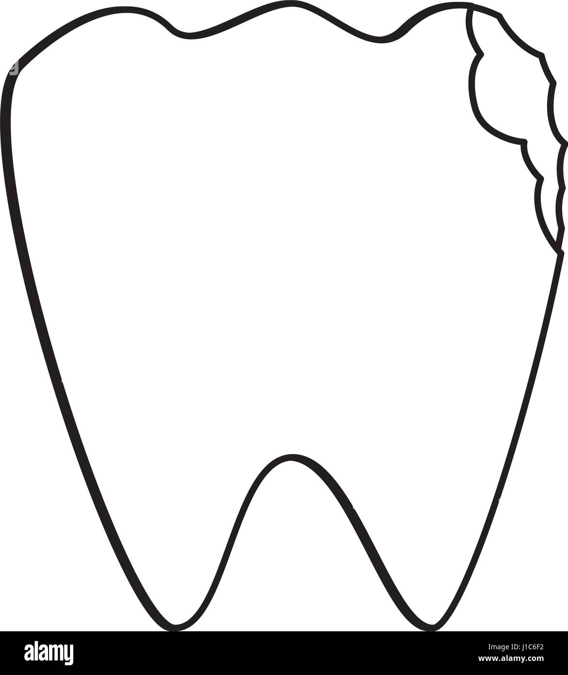 Medico cura dentale Illustrazione Vettoriale