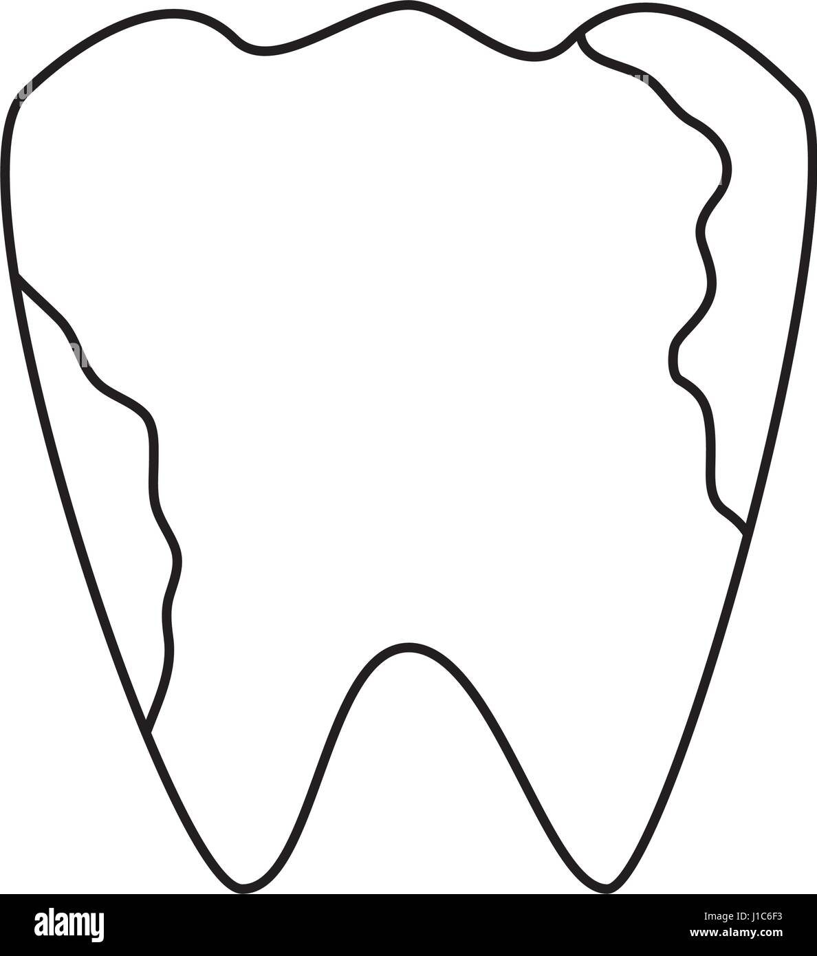 Medico cura dentale Illustrazione Vettoriale