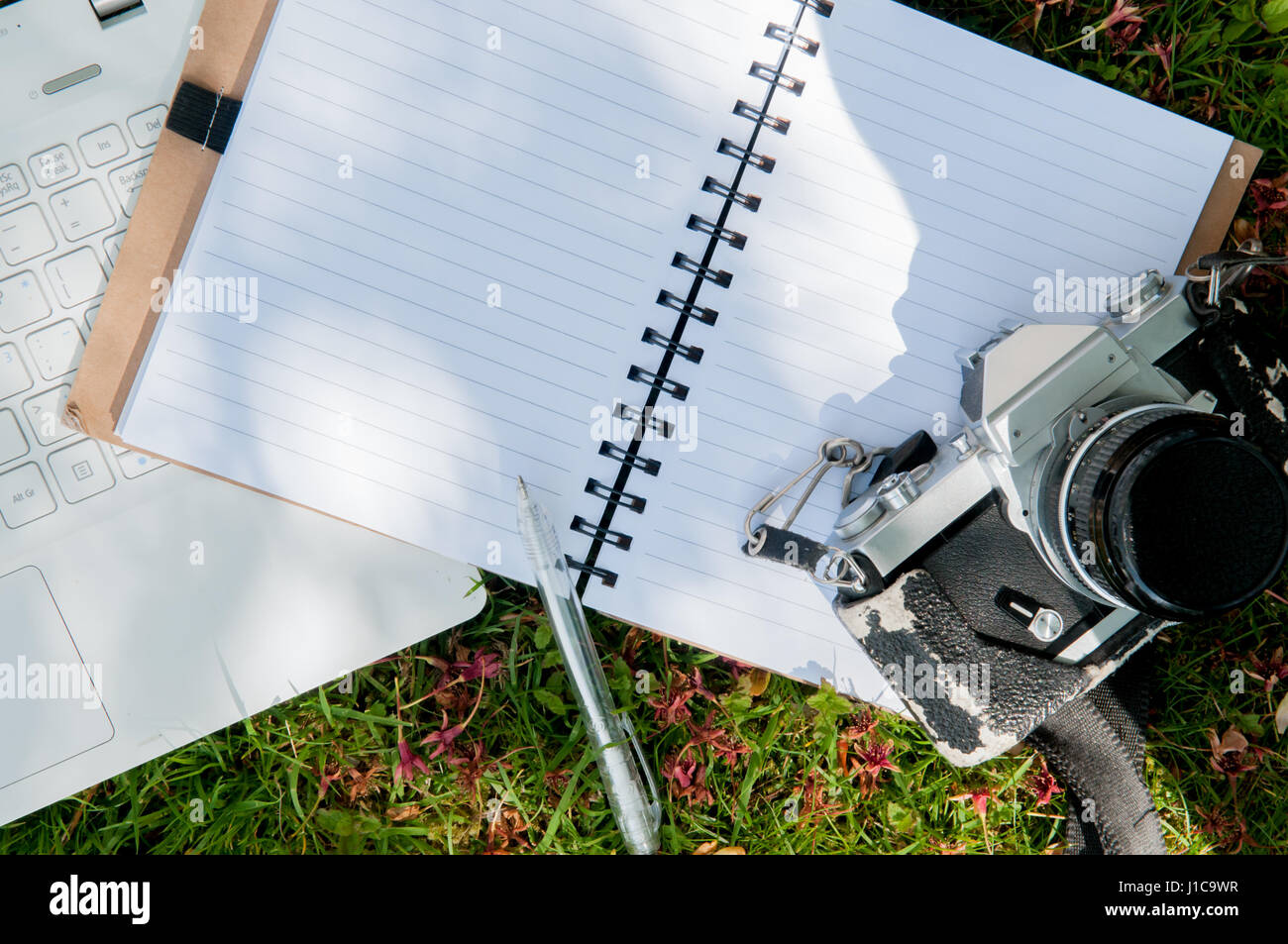 In stile vintage photo blog di sfondo o modello Foto Stock