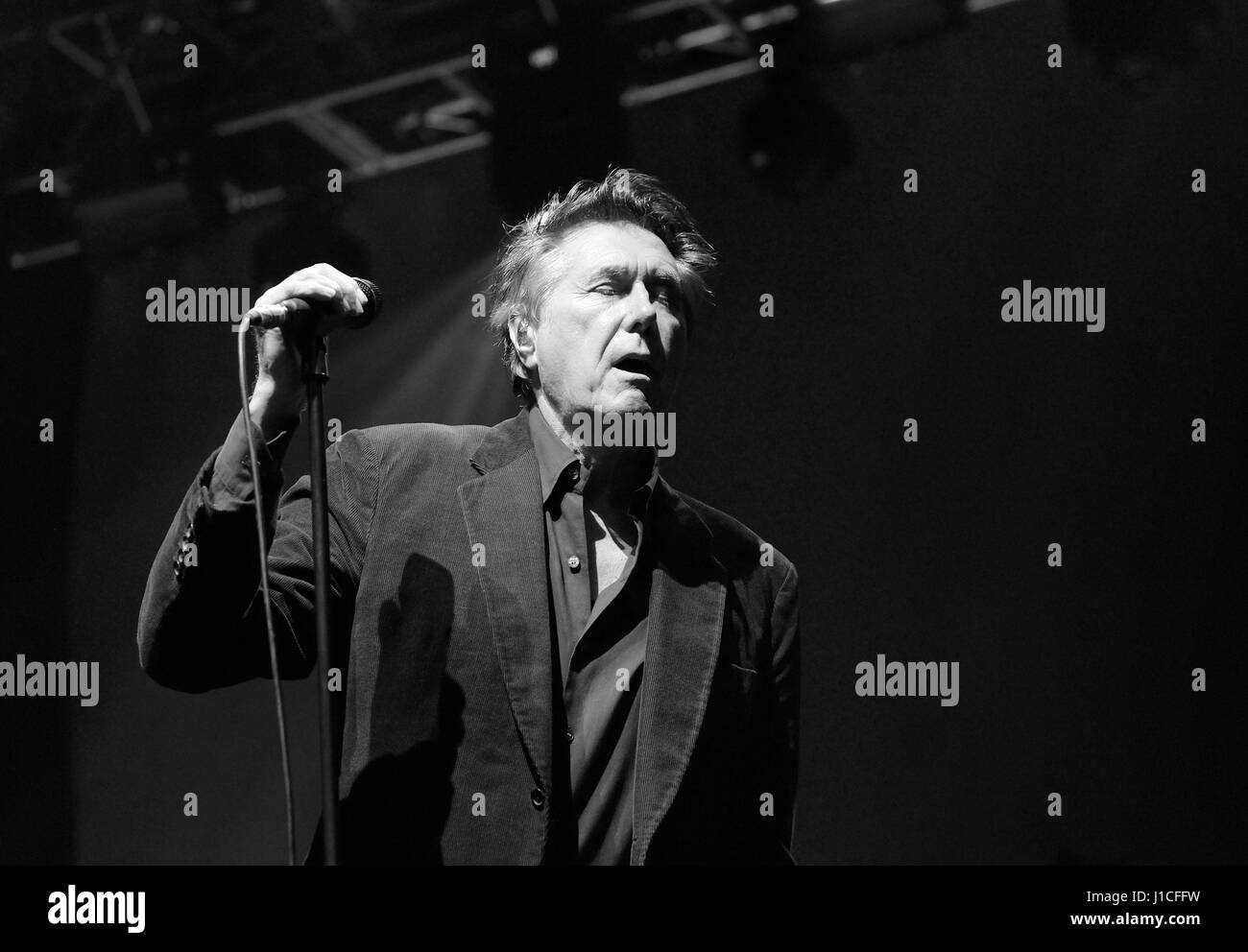 Bryan Ferry in esecuzione al Festival Cornbury Foto Stock