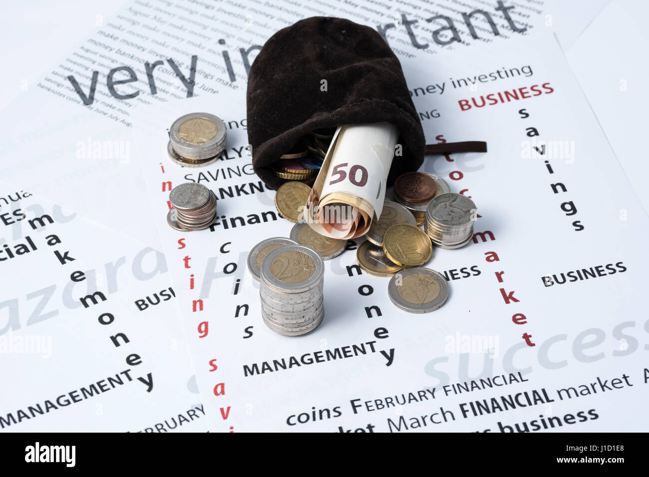 Cercare una migliore del mercato azionario Investimenti Foto Stock