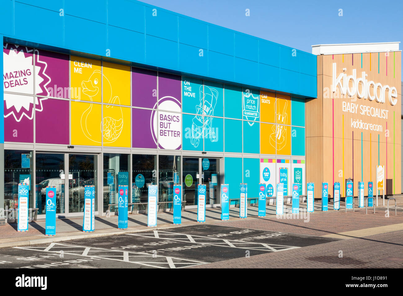 Kiddicare store, Castle Marina Retail Park, Nottingham, Inghilterra, Regno Unito Foto Stock