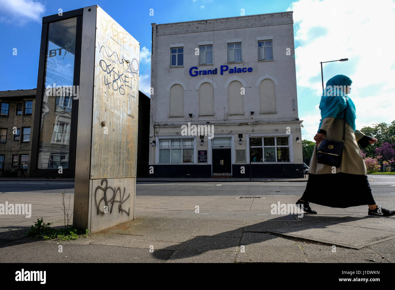 Il Grand Palace nightclub, legno verde Foto Stock