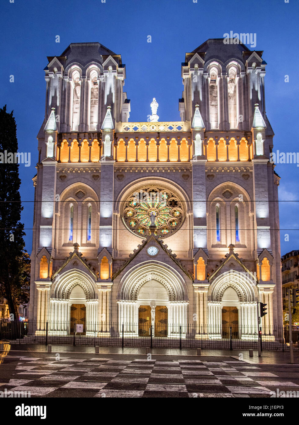 Notre Dame de Nizza Francia Foto Stock