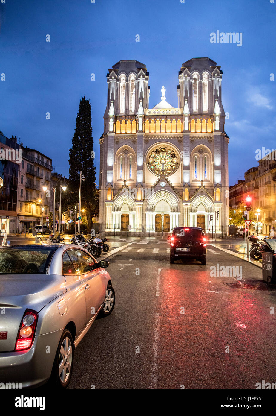 Notre Dame de Nizza Francia Foto Stock