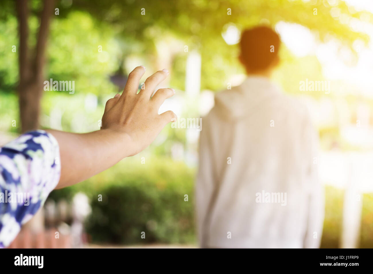 Difficoltà di relazione o problema di coppia Foto Stock