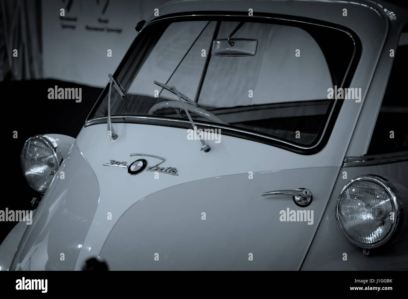 Foto BMW Isetta 300, anno 1957, 2-persona moto Foto Stock