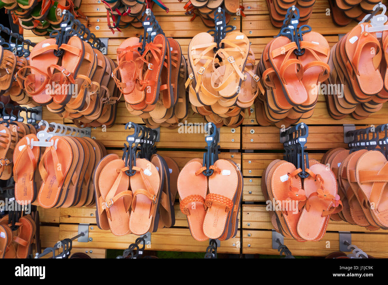 Sandali greci shop cuoio