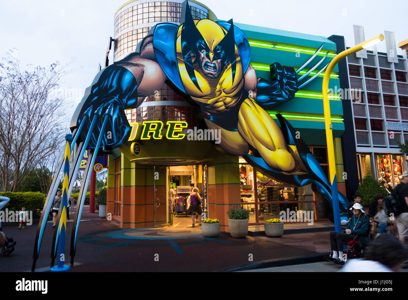 Wolverine - Universal Studios e l'Universal Orlando Resort Orlando, Florida centrale, STATI UNITI D'AMERICA Foto Stock