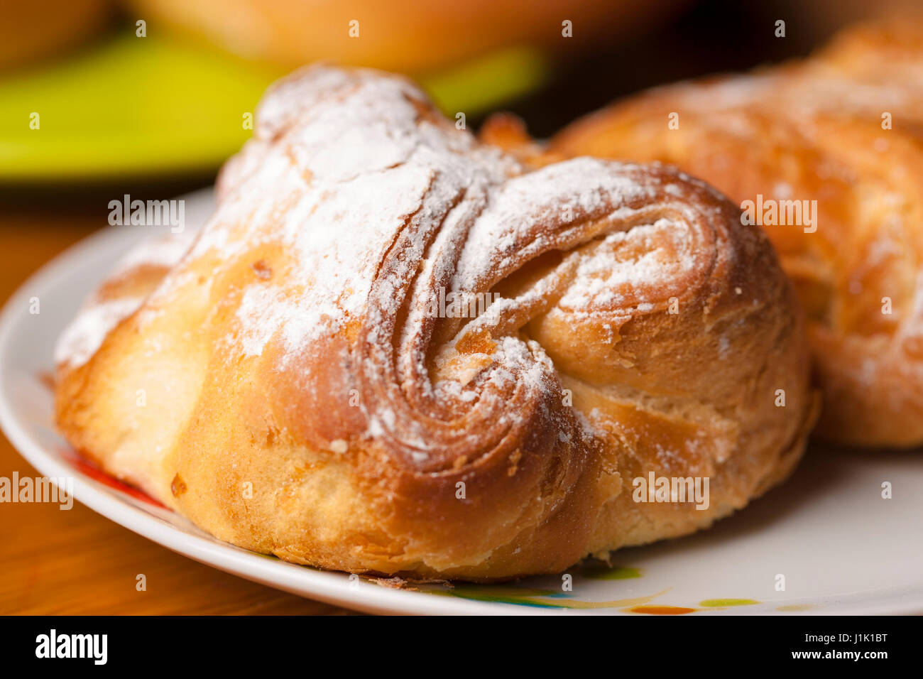 Riempito di torta di ricotta Foto Stock