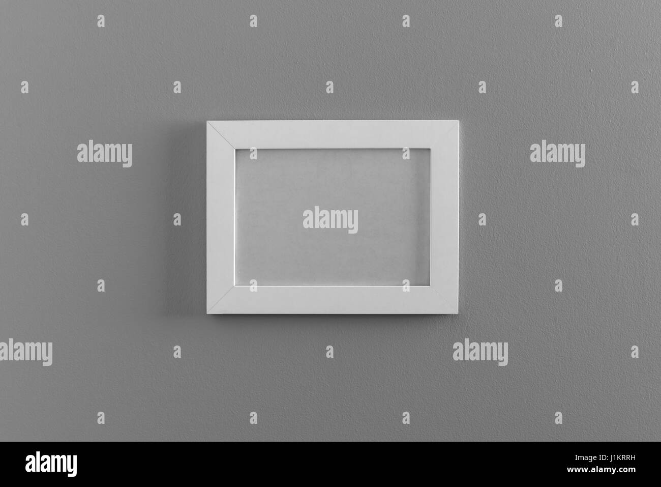 Svuotare il photo frame sulla parete Foto Stock