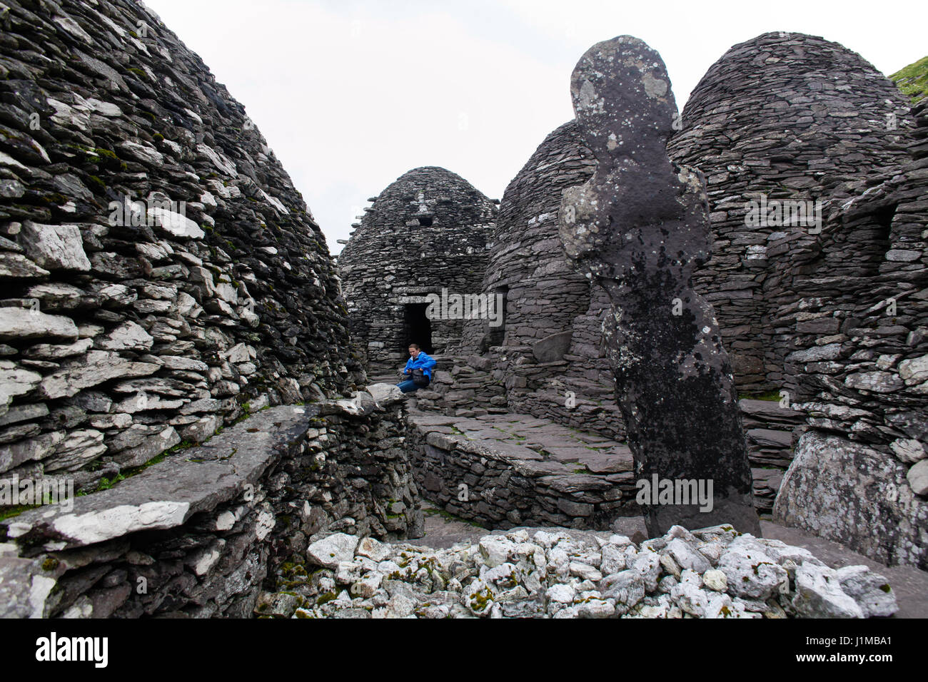 Skellig Michael, nella contea di Kerry. Foto Stock