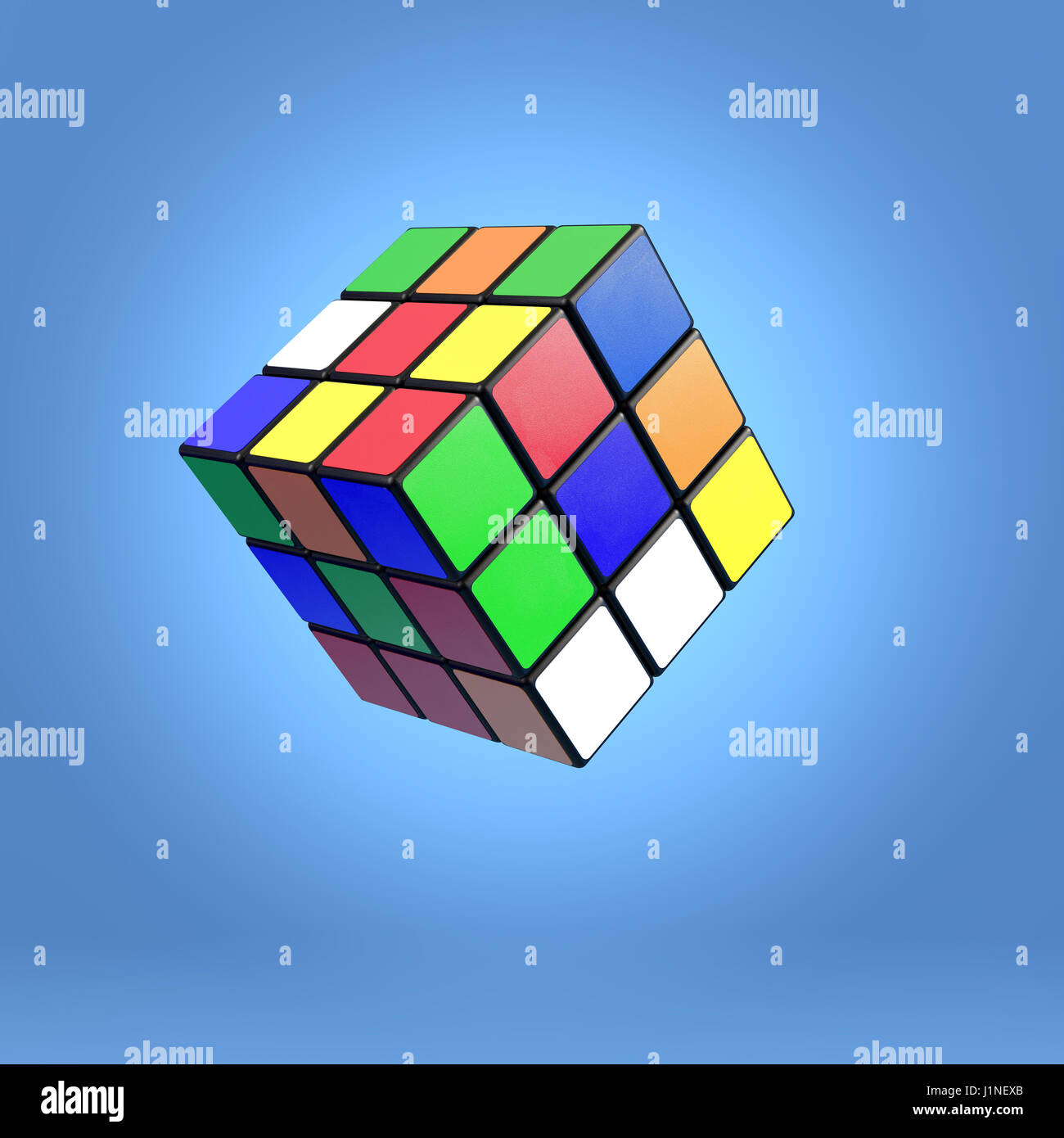 Cubo di Rubik s Foto Stock